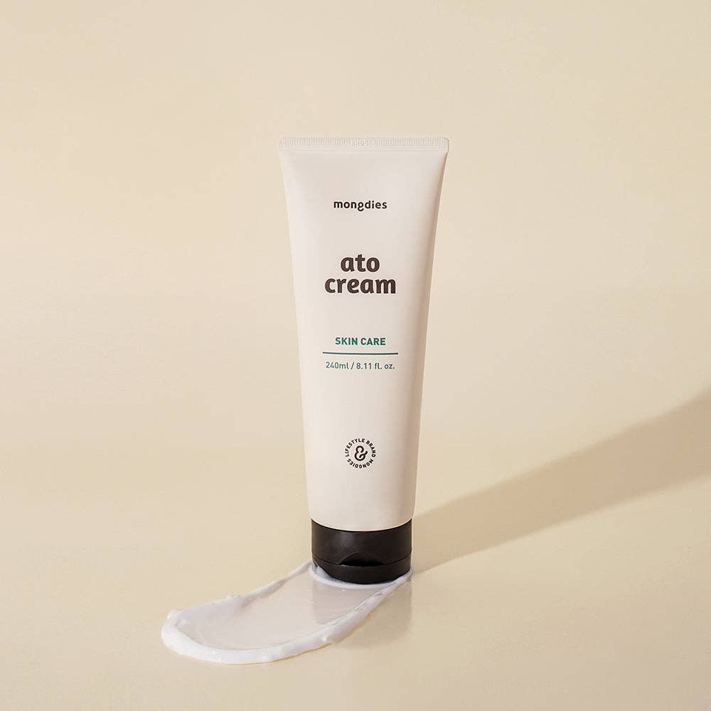 Mongdies Ato Cream | Intensive Ceramide Moisturizer for Dry & Sensitive Skin (240ml)