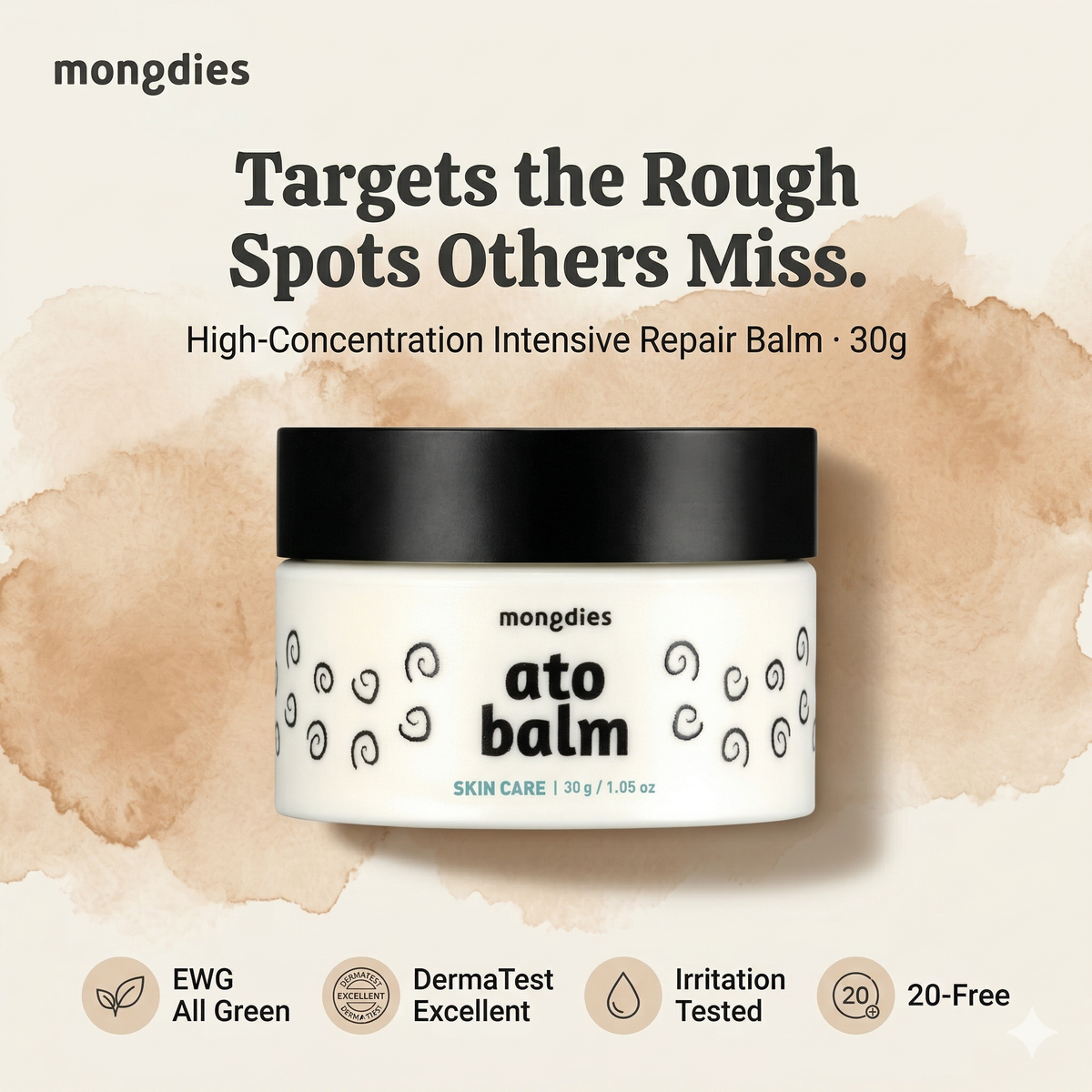 Mongdies Ato Balm – Intensive 6-Ceramide Moisture Balm 30g
