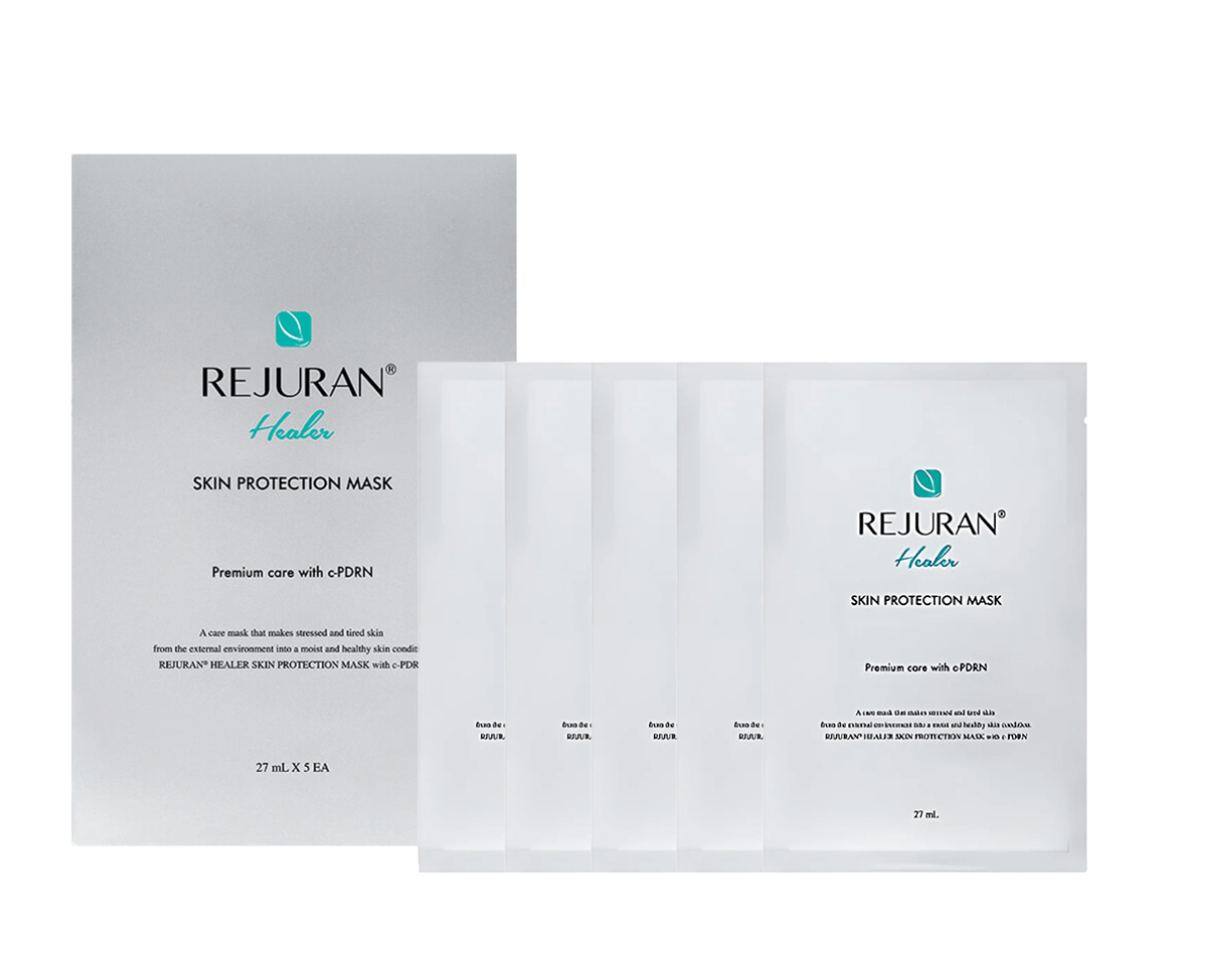 REJURAN Healer Skin Protection Mask 5 sheets | Hydrating & Barrier Care Sheet Mask