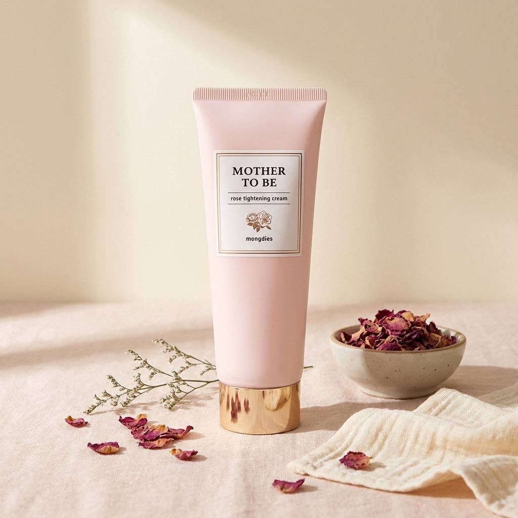Mongdies Mother To Be Rose Tightening Cream – Maternity Firming Body Cream 200ml
