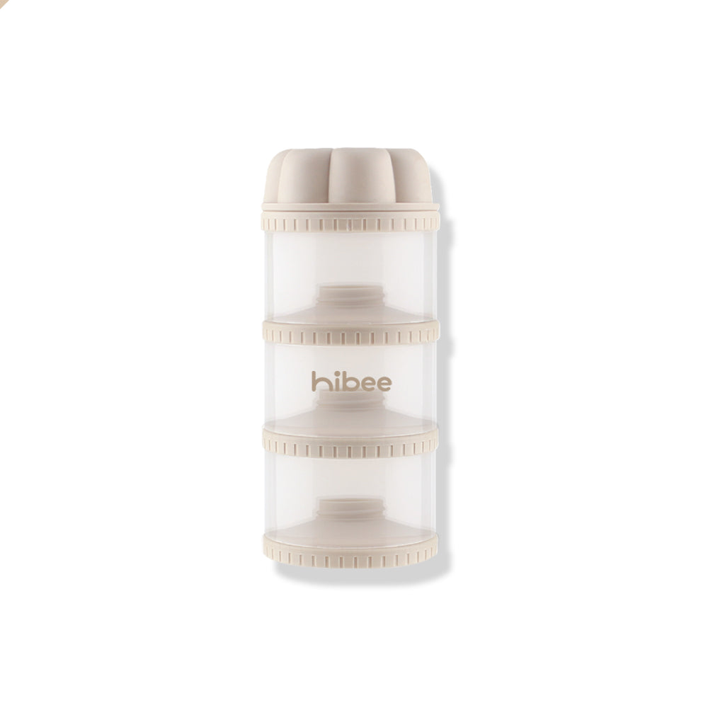 HiBee Stackable Milk Powder Dispenser – 3 or 5 tier Compartments - Umma Bear Shop