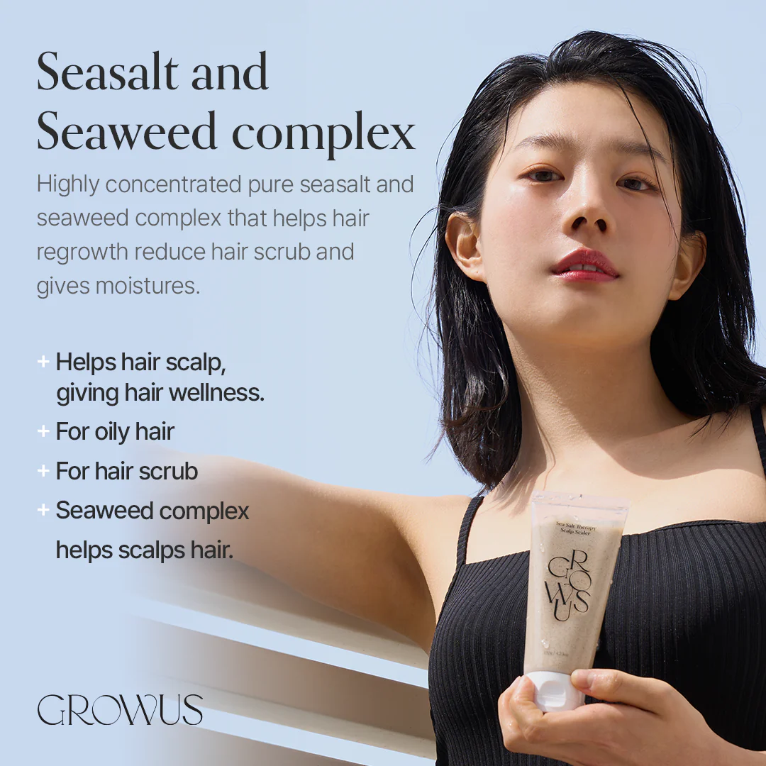 Growus Sea Salt Therapy Scalp Scaler 120g