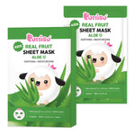 Puttisu Real Fruits Facial Mask Sheets (7-Sheet Set) - Umma Bear Shop