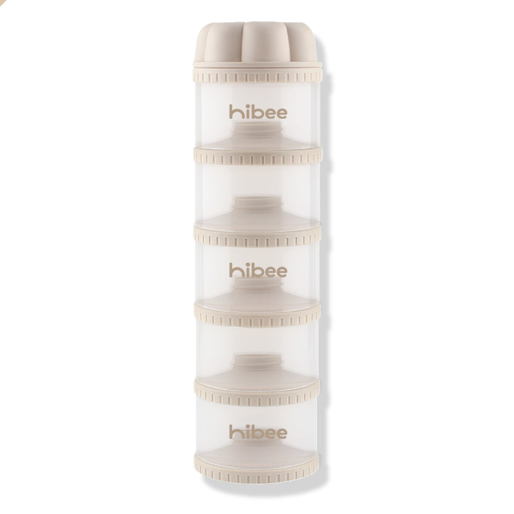 HiBee Stackable Milk Powder Dispenser – 3 or 5 tier Compartments - Umma Bear Shop