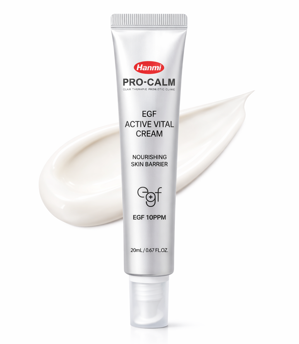 HANMI PRO-CALM EGF Active Vital Cream | Advanced Daily Moisturizer with EGF (20g)