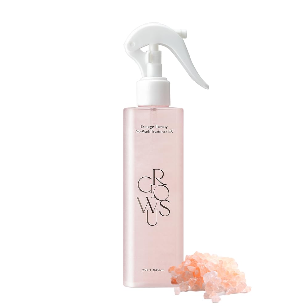 GROWUS Damage Therapy No-Wash Treatment EX | Leave-In Heat Protectant Hair Treatment (250ml)