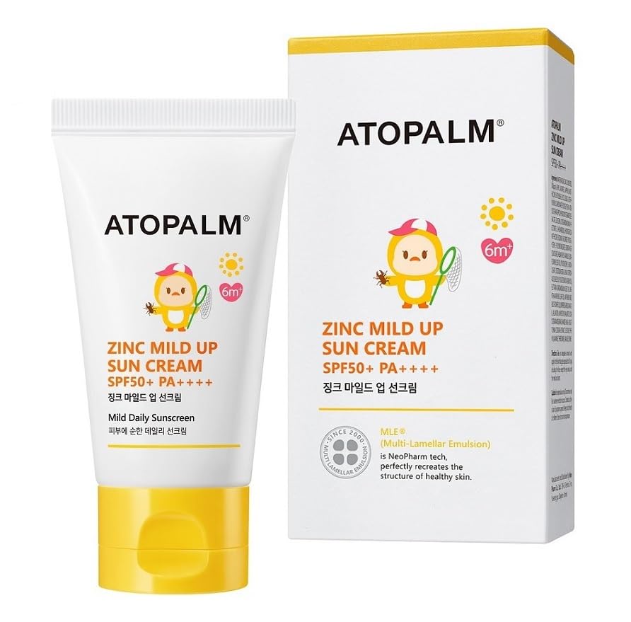 ATOPALM Zinc Mild Up Sun Cream SPF50+ PA++++ (65g) - Umma Bear Shop