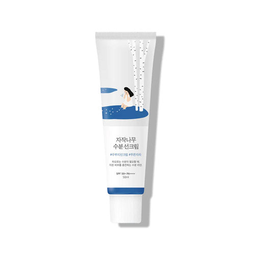 Round Lab Birch Juice Moisturizing Sun Cream SPF 50+ PA++++ 50ml tube.