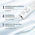 Dr. Althea 147 Barrier Cream tube with key ingredients listed, highlighting its soothing and hydrating properties.