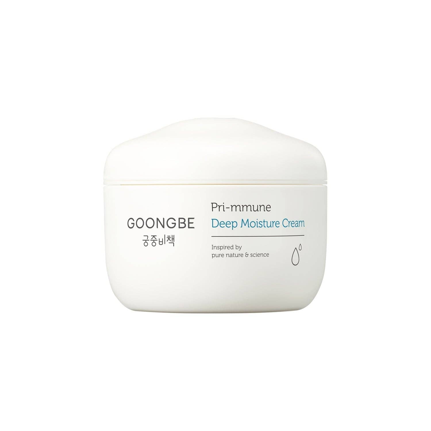 GOONGBE Pri-immune Deep Moisture Cream jar on a white background