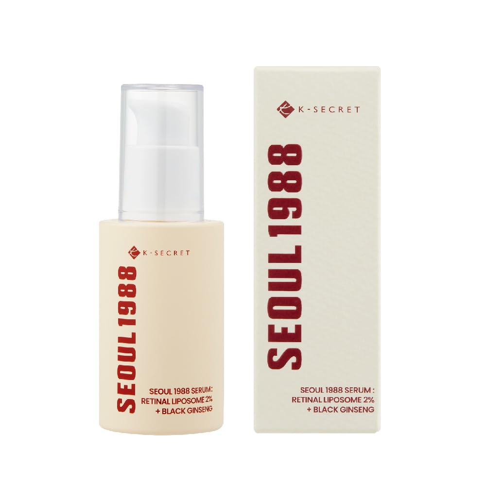 K‑Secret Seoul 1988 Serum – Retinal Liposome 2% + Black Ginseng  30ml - Umma Bear Shop