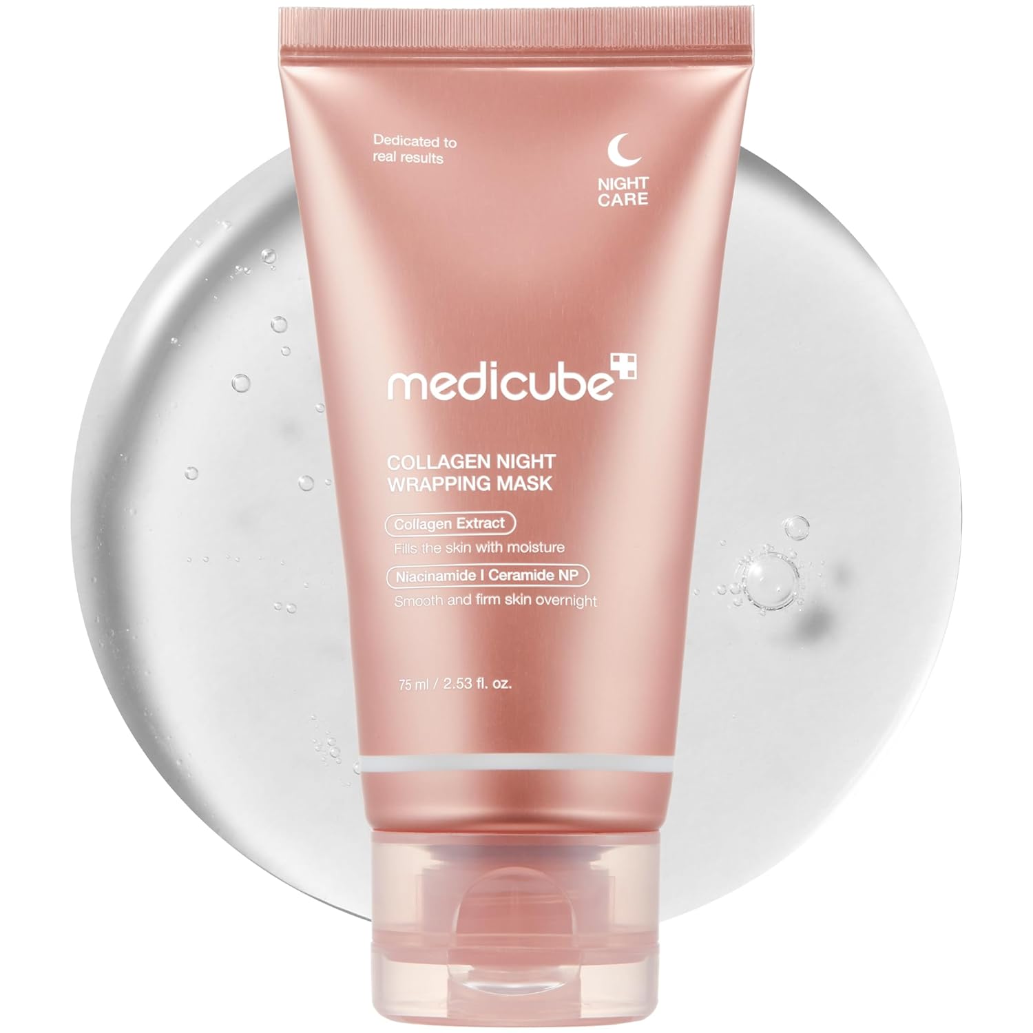 Medicube Collagen Night Wrapping Mask 75 ml + 1 Free Silicone Application Brush - Umma Bear Shop