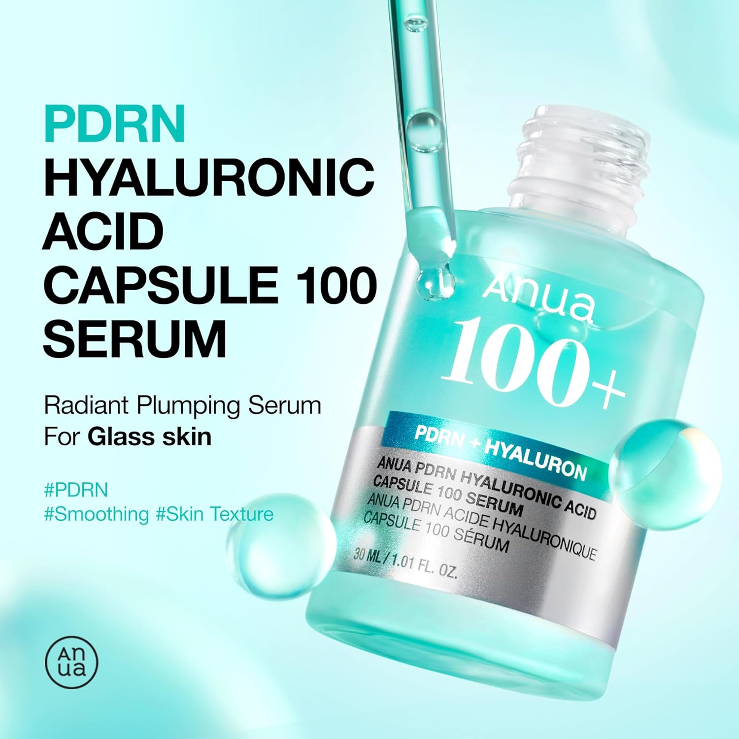 ANUA PDRN Hyaluronic Acid Capsule 100 Serum – 30ml