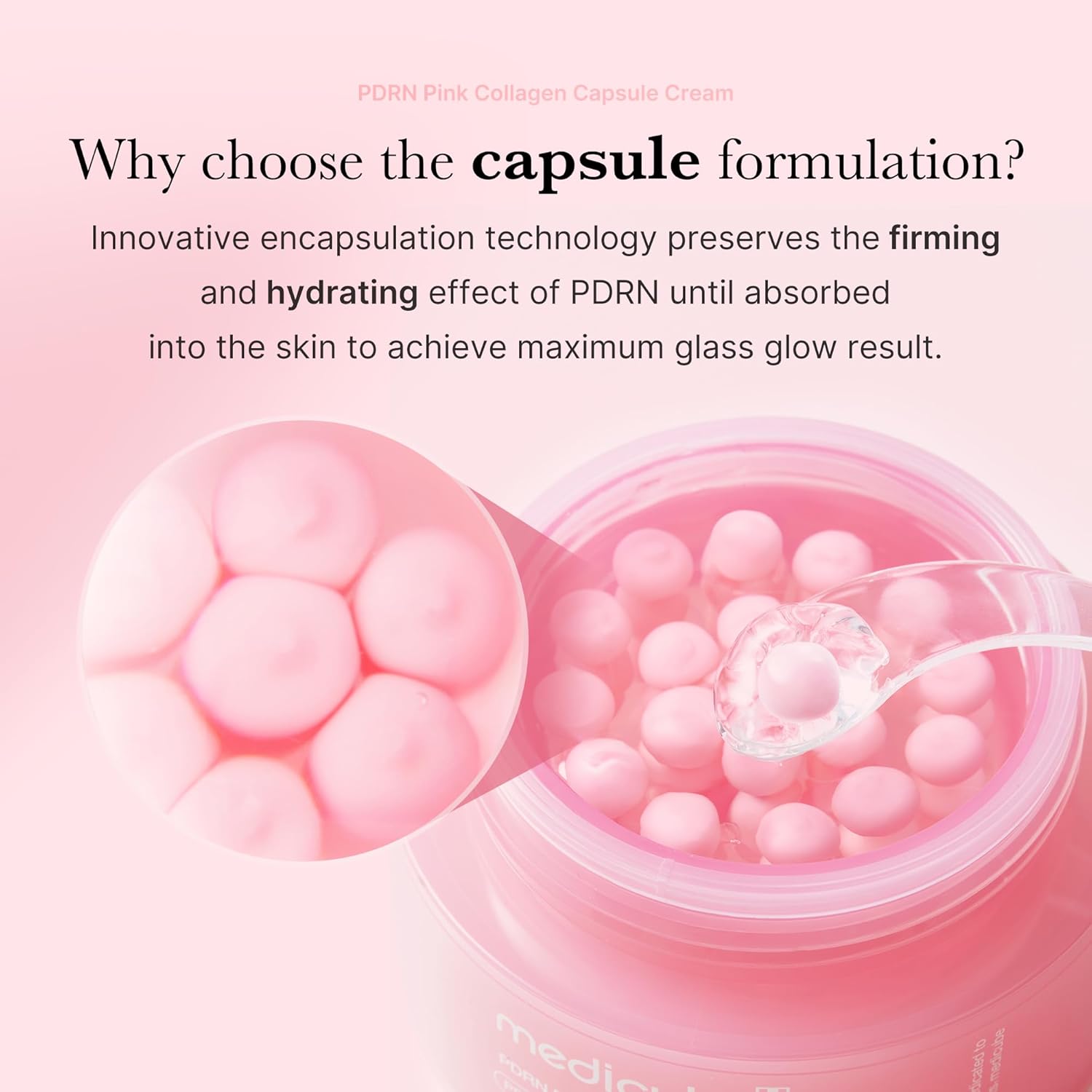 Medicube PDRN Pink Collagen Capsule Cream – 55g - Umma Bear Shop
