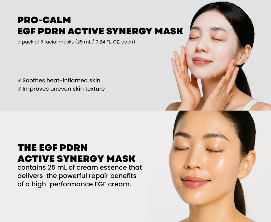 HANMI PRO-CALM EGF PDRN Active Synergy Mask 5 Sheets