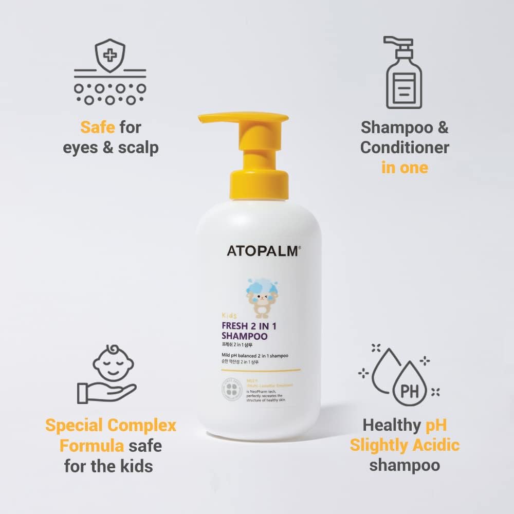 ATOPALM Fresh 2 in 1 Shampoo for Kids 460ml - Umma Bear Shop