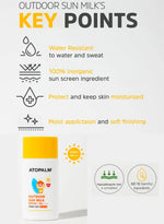 ATOPALM Outdoor Sun Milk SPF50+ PA+++ (55g) - Umma Bear Shop