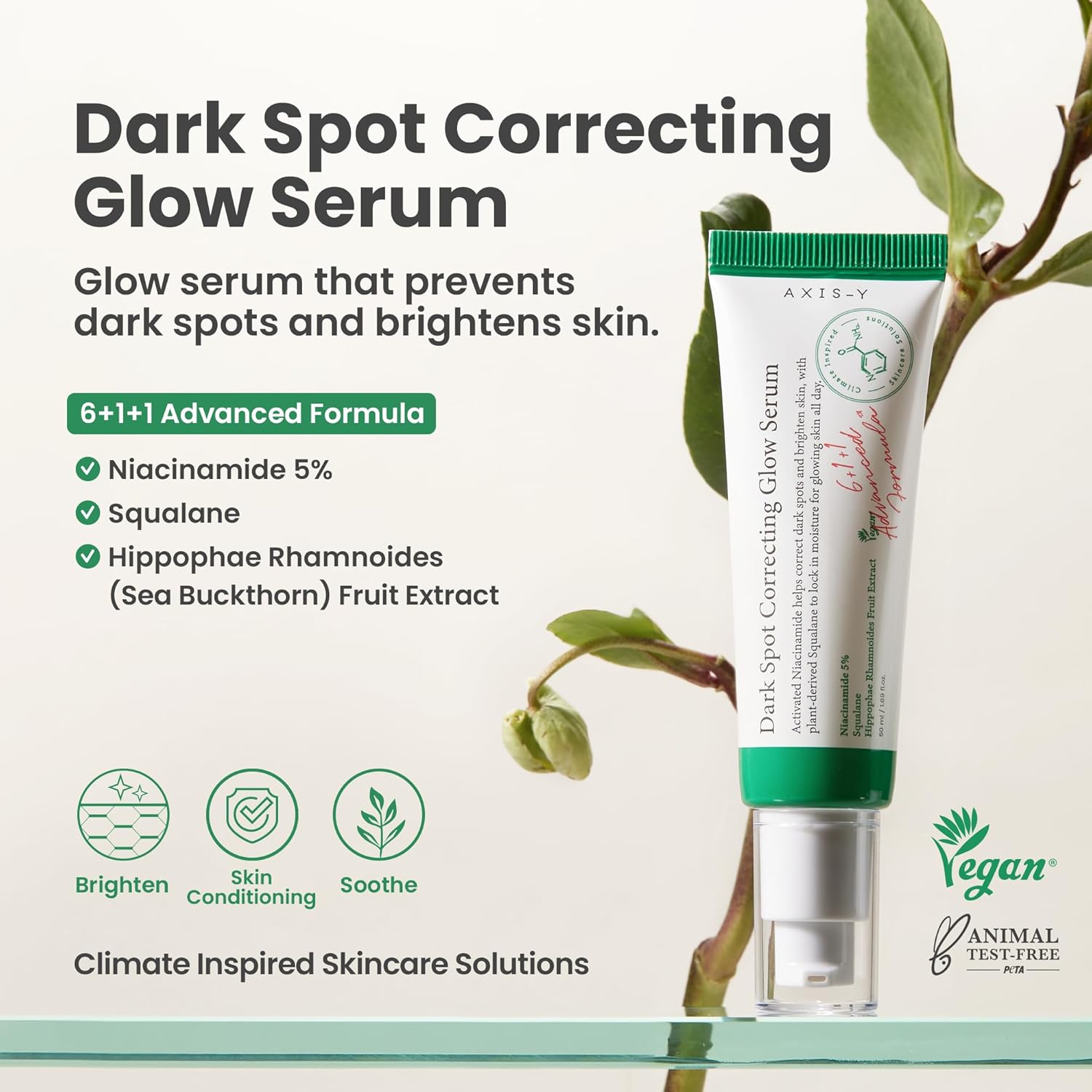AXIS-Y Dark Spot Correcting Glow Serum 50ml - Umma Bear Shop