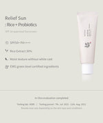 Beauty of Joseon Relief Sun Rice Probiotics 50ml - Umma Bear Shop