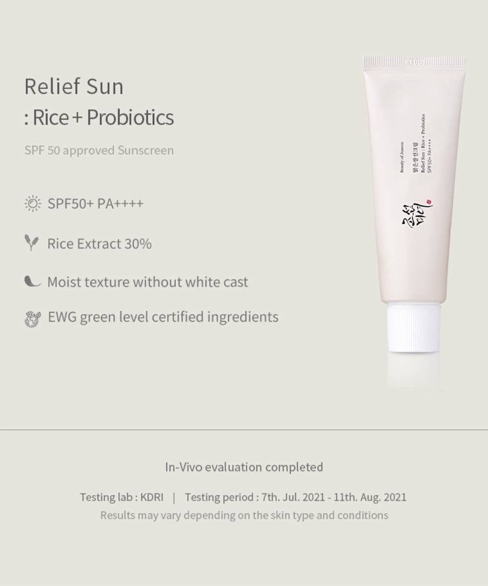 Beauty of Joseon Relief Sun Rice Probiotics 50ml - Umma Bear Shop