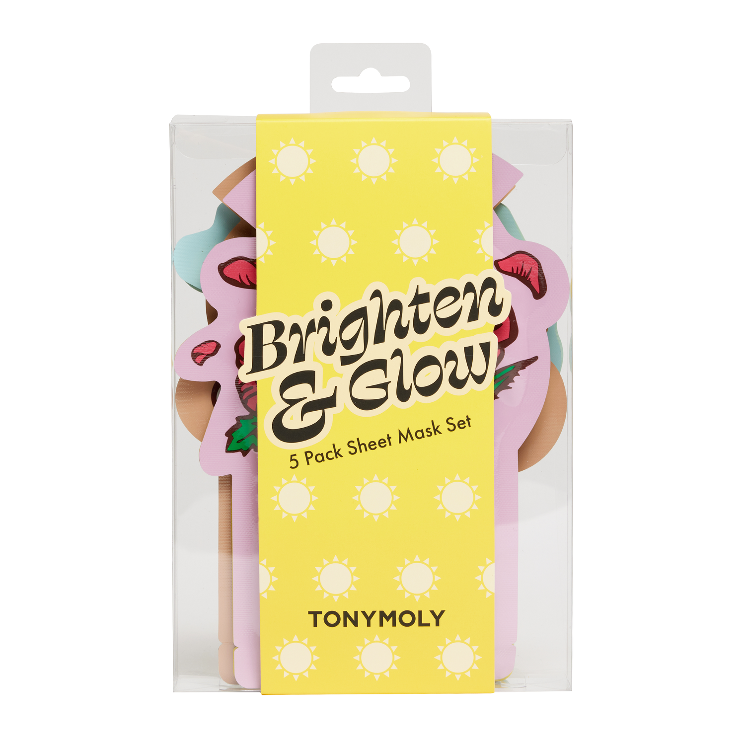 Tony Moly Brighten & Glow Mask Set – 5-Piece Brightening Sheet Mask Collection