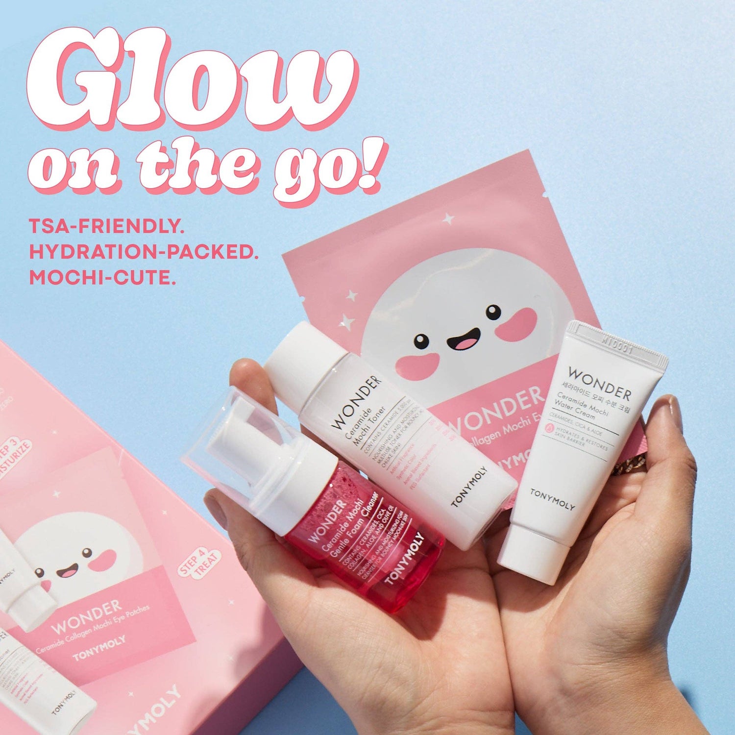 Mochi Ceramide Essentials Skincare Set – 4-Piece Korean Barrier Repair & Hydration Kit