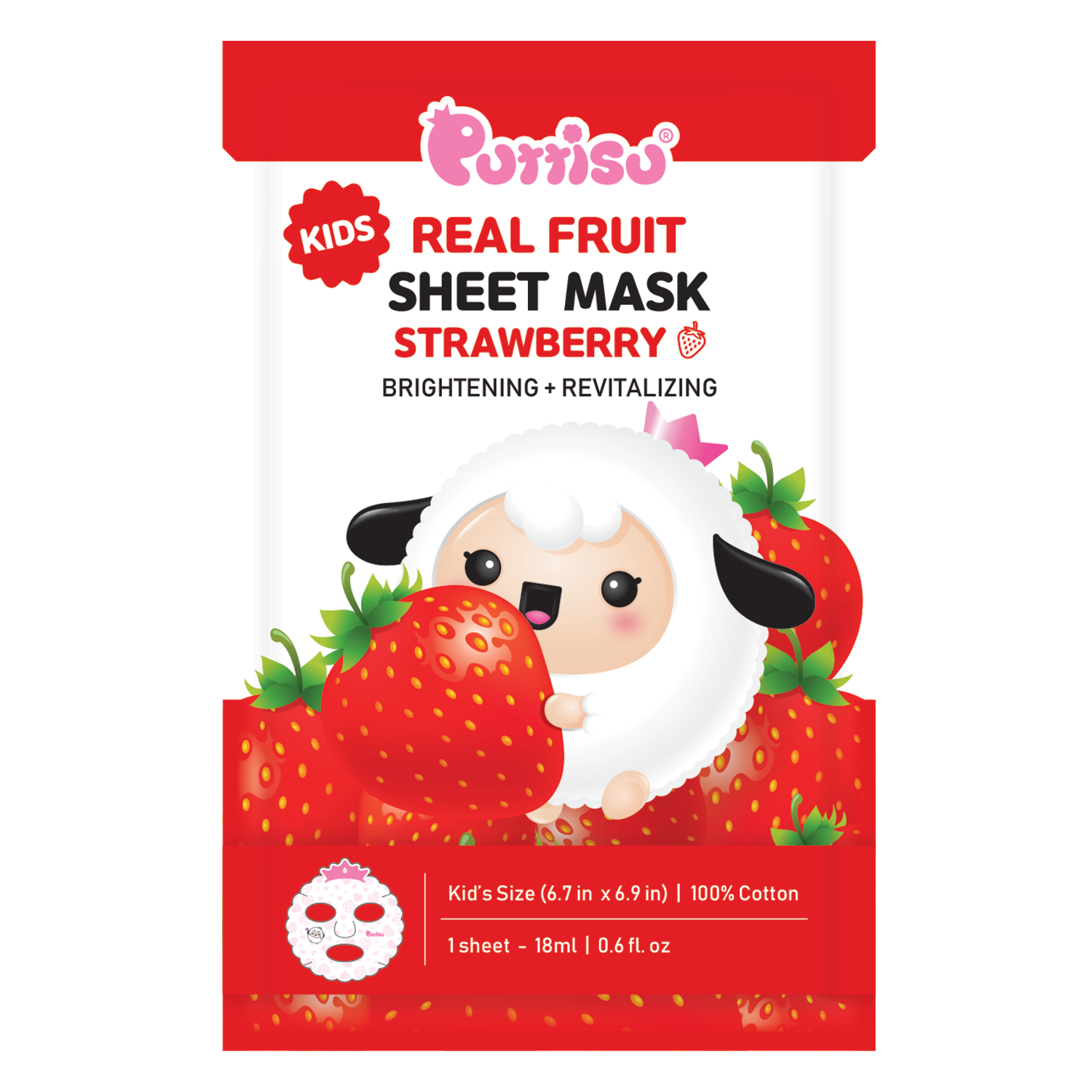 Puttisu Real Fruits Facial Mask Sheets (7-Sheet Set) - Umma Bear Shop