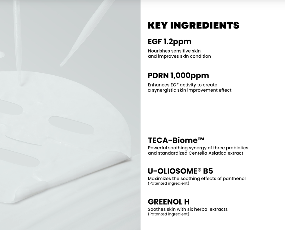 HANMI PRO-CALM EGF PDRN Active Synergy Mask 5 Sheets