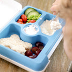 Kids Silicone Divided Lunch Box with Charm