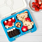 Kids Silicone Divided Lunch Box with Charm