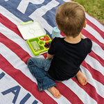 Kids Silicone Divided Lunch Box with Charm