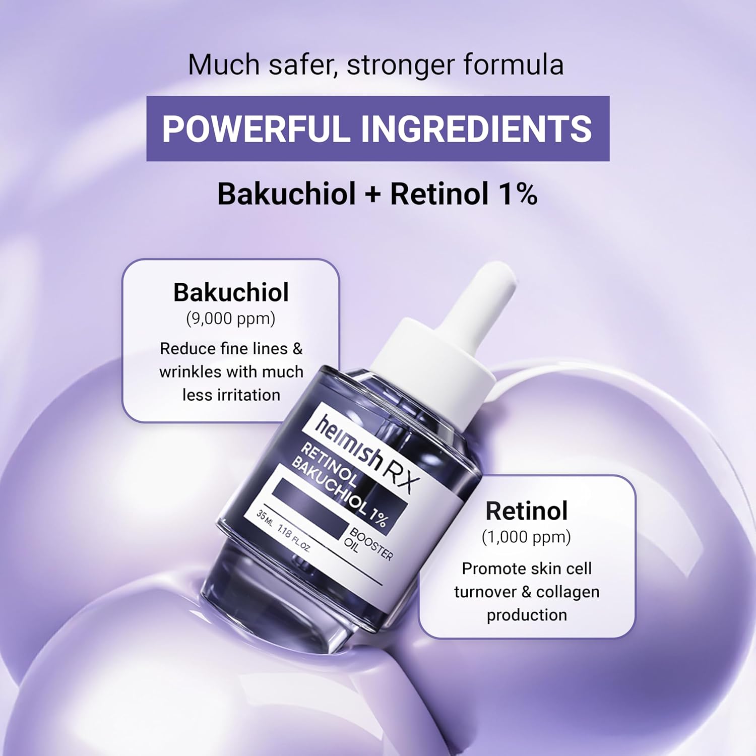 Heimish RX Retinol Bakuchiol 1% Booster Oil 35 ml - Umma Bear Shop