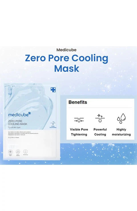 Medicube Zero Pore Cooling Mask | Refreshing & Hydrating Sheet Mask