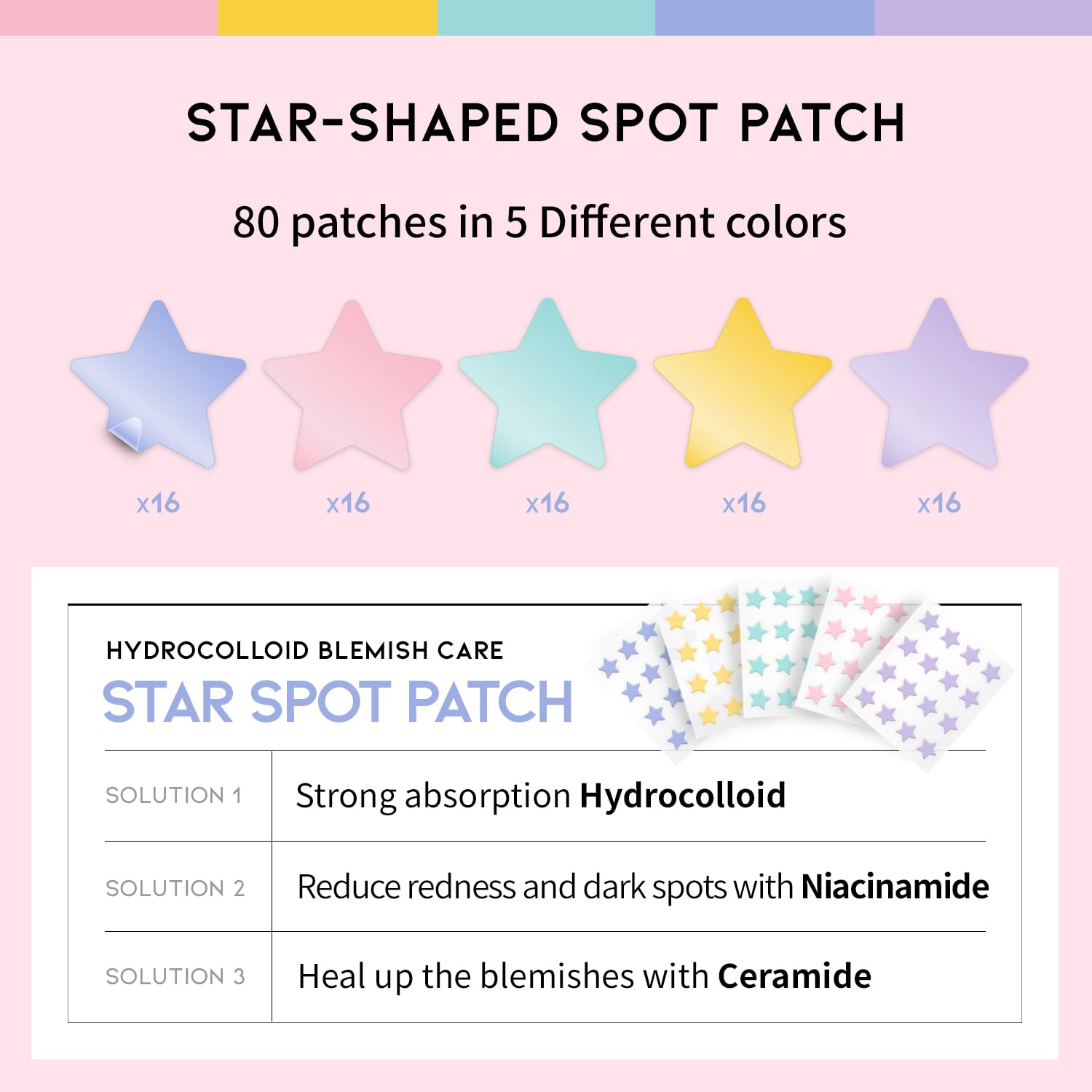 OOTD Star Spot Patch 12mm x 80 patches - Umma Bear Shop