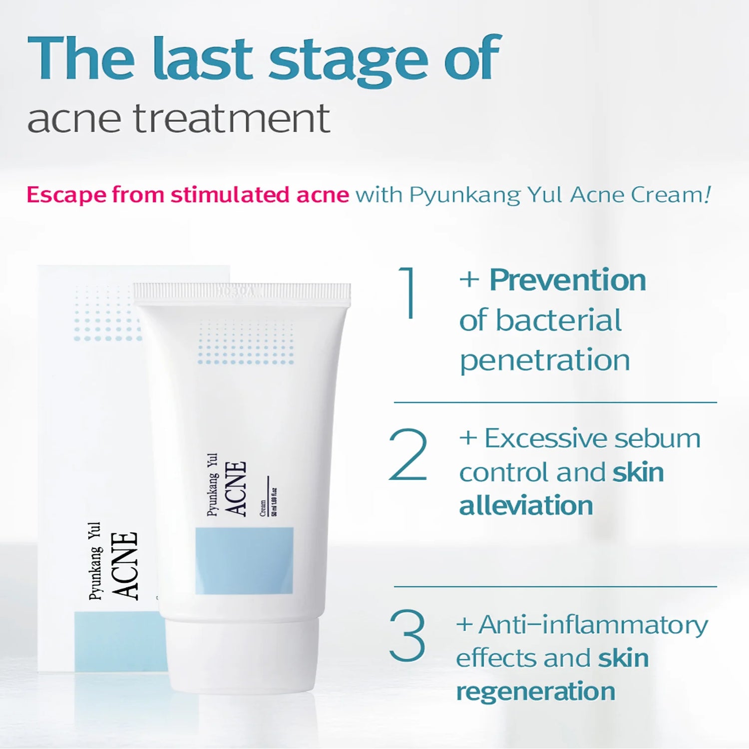 Pyunkang Yul Acne Cream 50ml - Umma Bear Shop