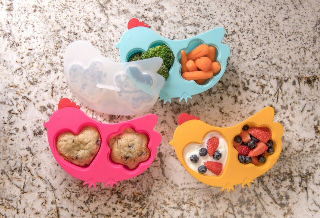 Silicone Steamer with Lid / Mini Baking Tray / Snack Bowl - Umma Bear Shop