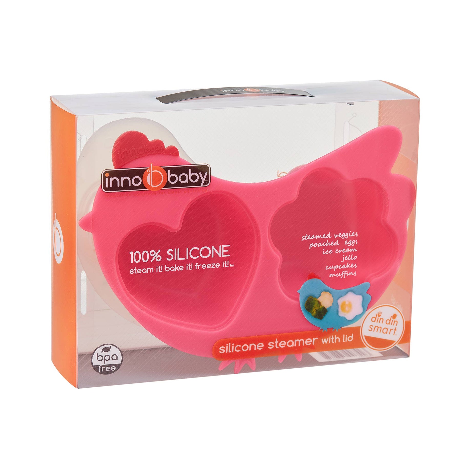 Silicone Steamer with Lid / Mini Baking Tray / Snack Bowl - Umma Bear Shop