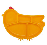 Cute Silicone Suction Divided Plate 