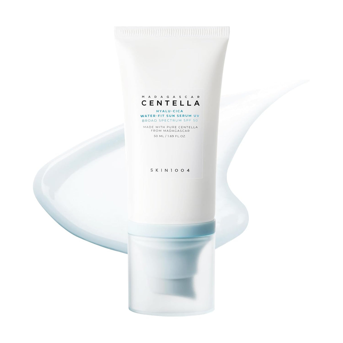 SKIN1004 Madagascar Centella Hyalu-Cica Water-Fit Sun Serum SPF 50 – Lightweight Hydrating Sunscreen